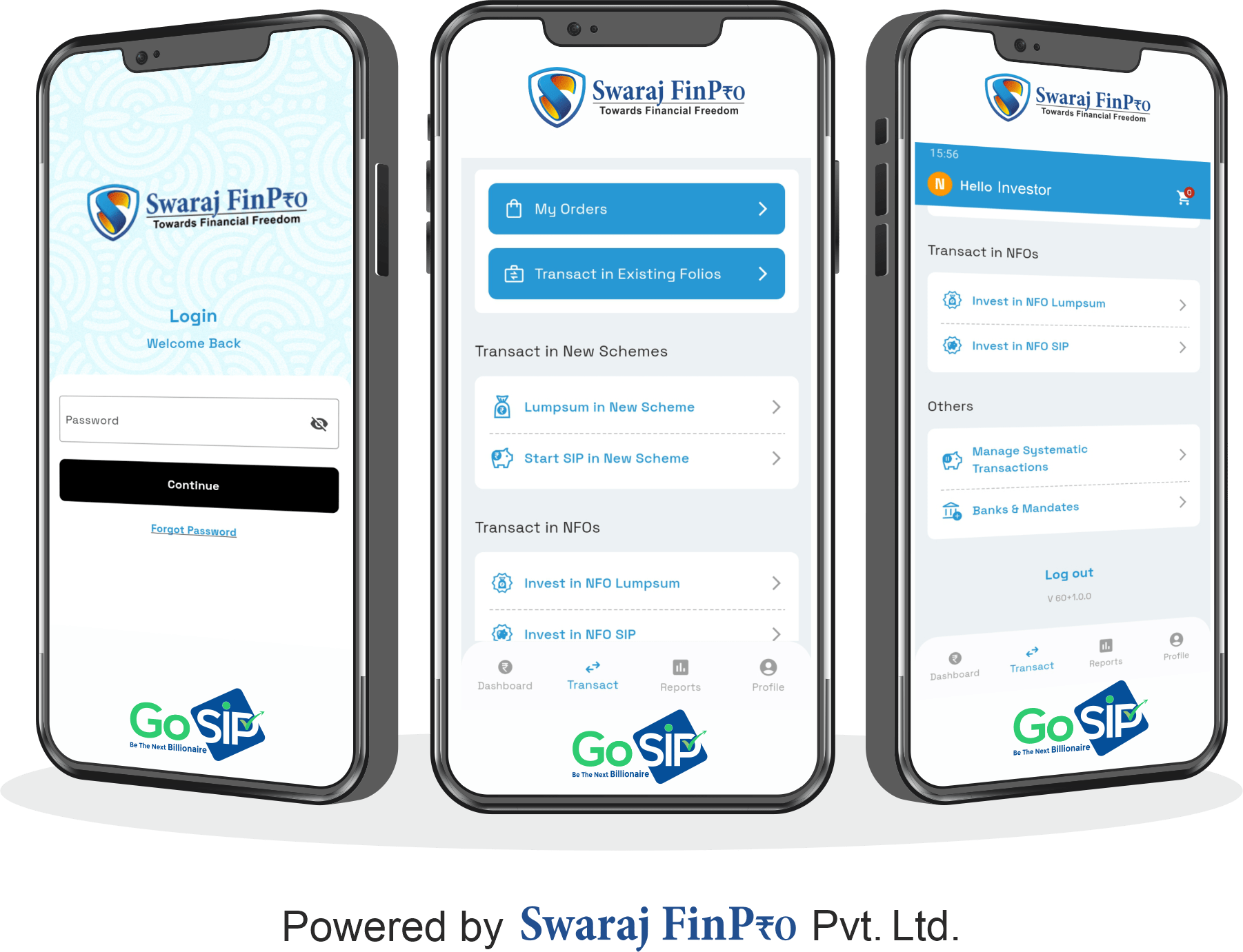 Go SIP investment platform illustration